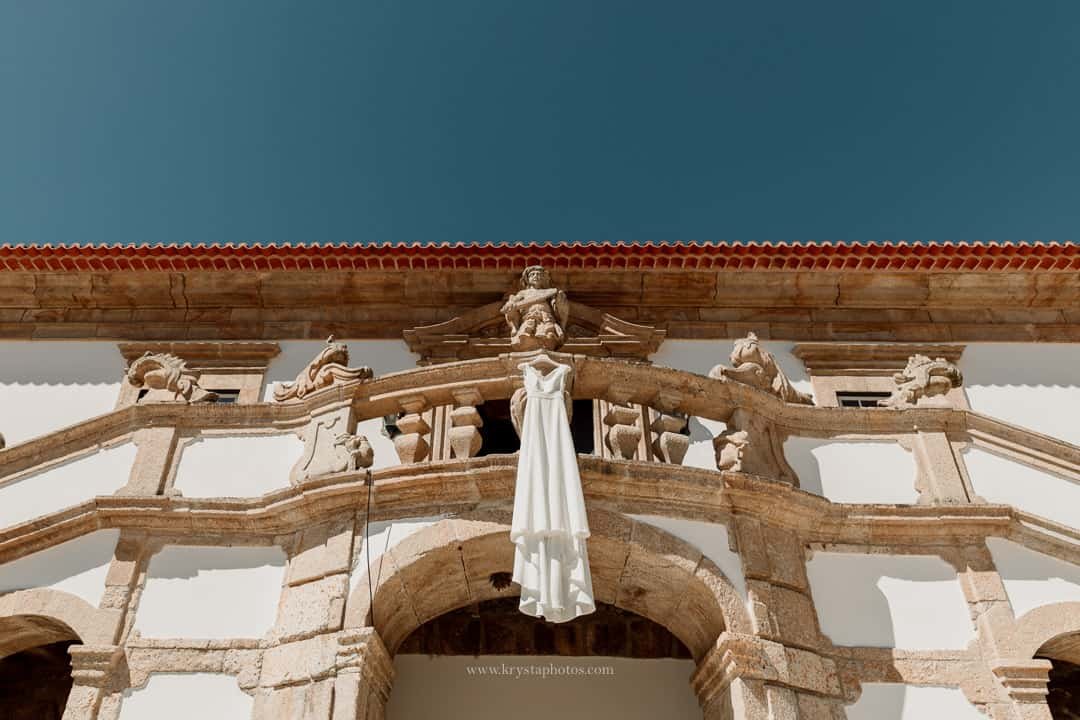 Rustic elegant Casa de Quintã wedding venue nestled in natural greenery in Northern Portugal