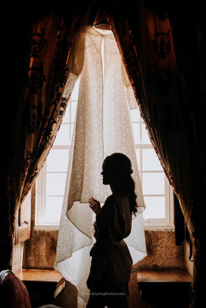 Rustic elegant Casa de Quintã wedding venue nestled in natural greenery in Northern Portugal