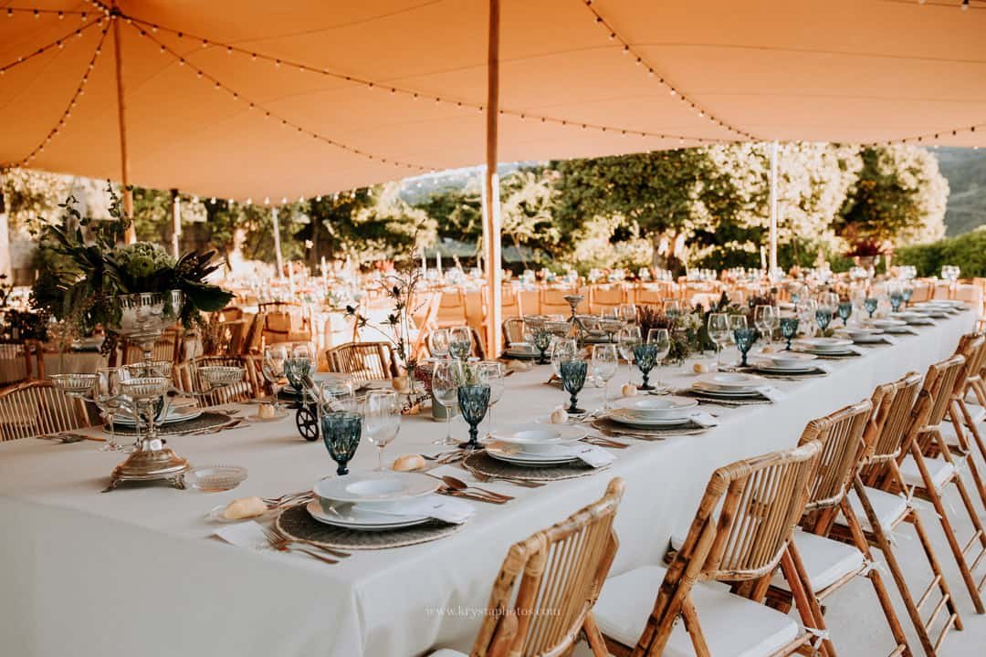 Rustic elegant Casa de Quintã wedding venue nestled in natural greenery in Northern Portugal