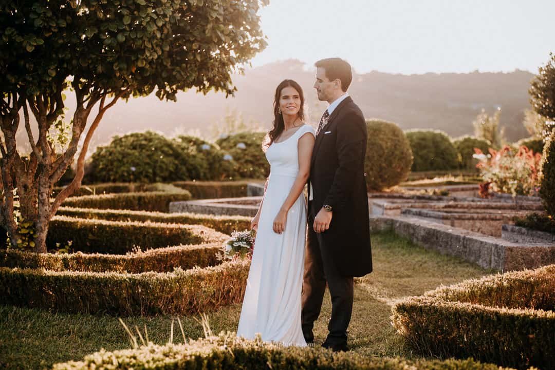 Rustic elegant Casa de Quintã wedding venue nestled in natural greenery in Northern Portugal