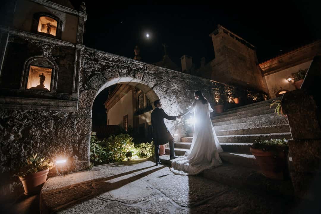 Rustic elegant Casa de Quintã wedding venue nestled in natural greenery in Northern Portugal
