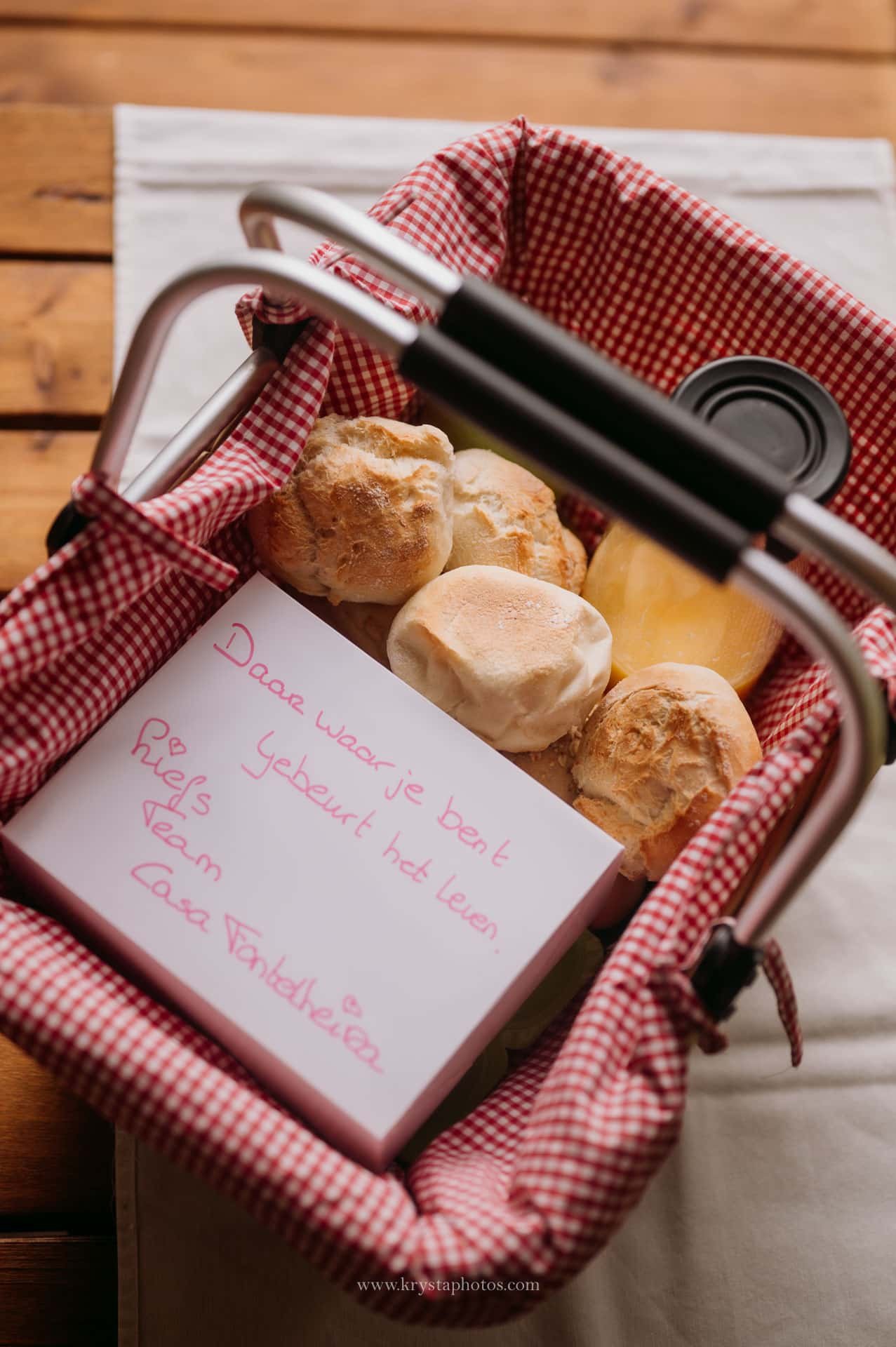 Breakfast basket at Casa Fontelheira in Northern Portugal – honeymoon and slow living retreat.