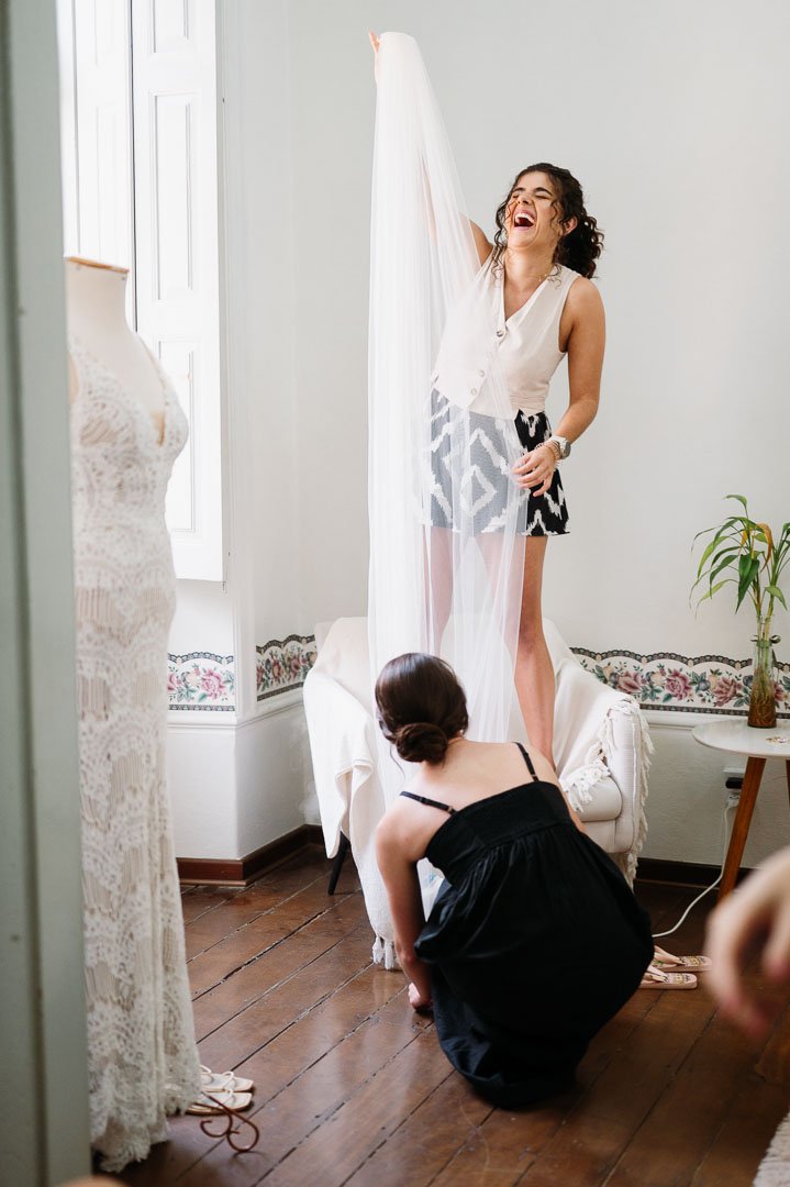 Bridal preps morning