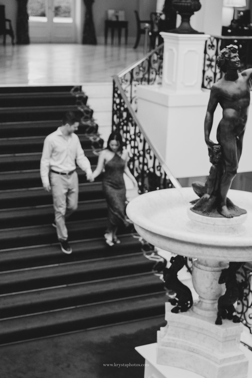 Elegant Staircase Interior at The Yeatman Luxury Hotel Porto