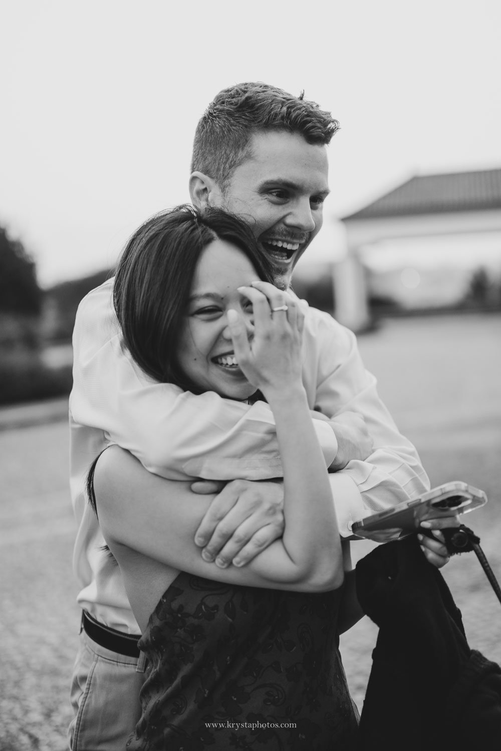 candid engagement photos porto couple laughing relaxed engagement session portugal