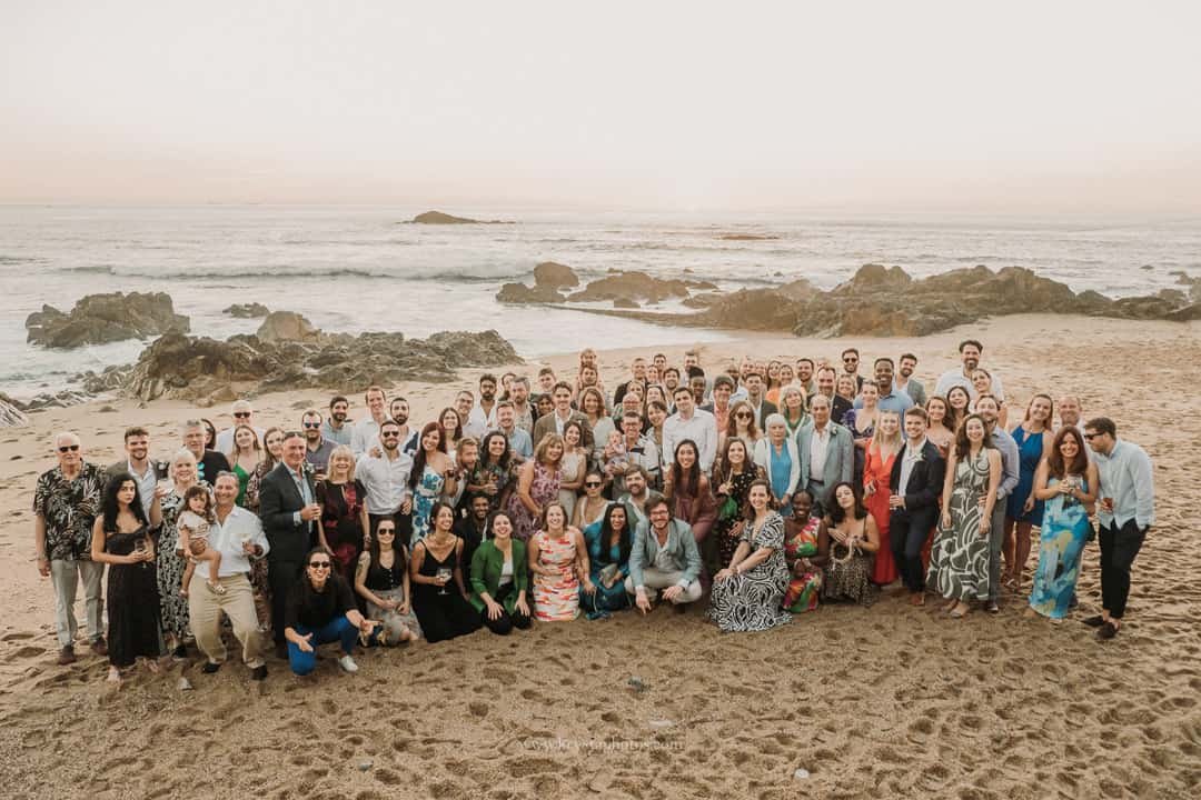 Coastal wedding venue Praia da Luz in Porto with stunning sea views and relaxed beach atmosphere