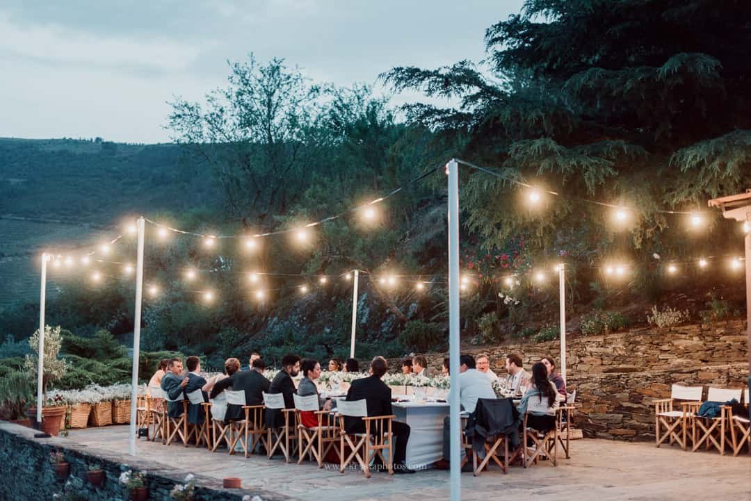 Quinta do Crasto intimate wedding venue with vineyard views and romantic dinner overlooking the Douro Valley